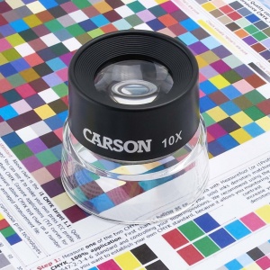 Lupa de focalizare LumiLoupe, putere 10x cu suport - Carson - Img 3