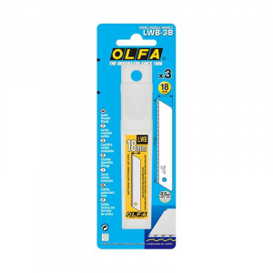 LWB-3B Set 3 lame cutter tip fierastrau -18 mm, Olfa - Img 2