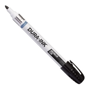 Marker cu cerneală neagră, permanentă DURA-INK 80, Markal - Img 2