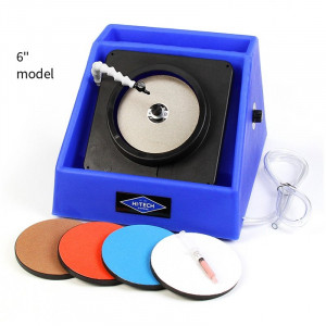 Masina lepuit inclinata cu disc de 8" pentru piatra/ minerale, Hi-Tech Diamond - Img 6