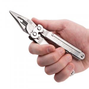 Multitool SOG PowerLock cu husa din nylon, 18 functii, otel inoxidabil 420 - Img 4