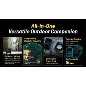 Nitecore NWL30, Lanterna 3-in-1 Lampa Camping 3000lm - Img 22
