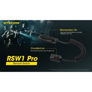 Nitecore RSW1 Pro - Intrerupator cu Fir MH12/MH25 Pro - Img 3