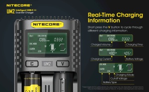 Nitecore UM2 - Incarcator USB Inteligent 2 Sloturi - Img 7