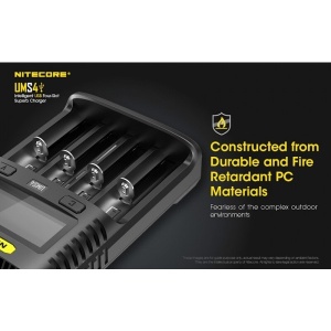 Nitecore UMS4 - Incarcator USB-C 4 Sloturi cu LCD - Img 9
