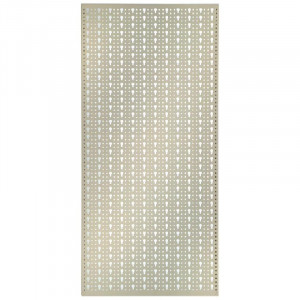 Panou perforat vertical de 500x1000 mm alb cu set 20 carlige - Img 3
