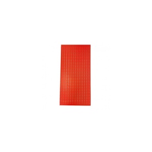 Panou perforat vertical de 500x1000 mm rosu cu set de 20 carlige plastic - Img 4