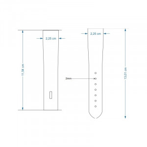 Sabloane taiere pentru curele de ceas din piele 18, 20, 22, 24mm latime - Img 4