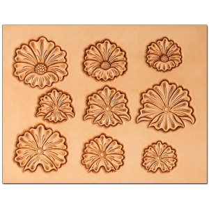 Sablon pielarie modele "Flori" - Tandy Leather SUA - Img 3