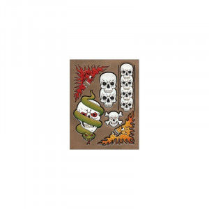 Sablon pielarie Skulls 1 - Tandy Leather SUA - Img 2