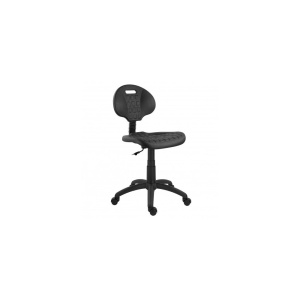 Scaun profesional WORK, ergonomic, inaltime reglabila, suport lombar, roti silentioase, negru