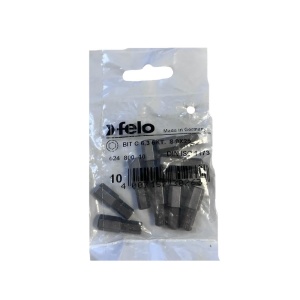 Set 10 biti Felo, seria Industrial profil HEX, C6.3, HX8.0, 25mm - Img 1