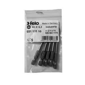 Set 5 biti Felo, seria Industrial profil Plus Minus, E6.3, Z1, 73mm