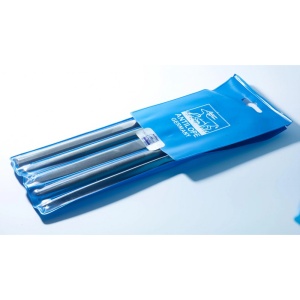 Set 5 pile de precizie cu maner din otel pentru bijutieri, 215mm, ANTILOPE, Niqua