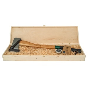Set cadou Topor Yankee Axe cu teaca din piele, Adler - Img 2