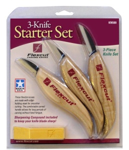 Set cutite de sculptura pentru incepatori KN500E, Flexcut - Img 2
