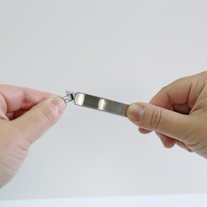 Set Cutter / cutit utilitar INOX mic - NT Cutter - 9mm + 10 lame schimb + placa CM A3 - Img 6