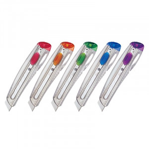 Set Cutter/cutit utilitar mediu cu lama de 18mm + 10 lame de schimb NT Cutter - Img 6