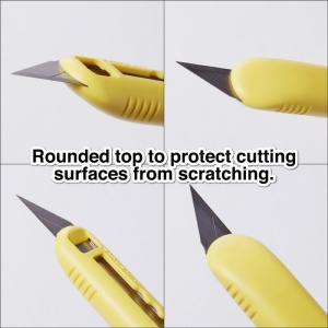 Set Cutter / cutit utilitar mic cu cartus de lame -NT Cutter - 9mm + 10 lame de schimb - Img 3
