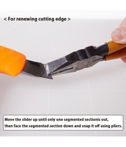 SET CUTTER DE SIGURANTA, RETRACTABIL CU LAMA DE 18MM +6 LAME DE SCHIMB NT CUTTER - Img 6
