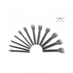 Set dalti japoneze Seiwa cusaturi piele oblice 4,5mm - Img 3