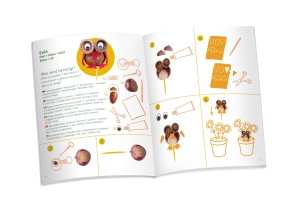 Set de bricolaj pentru castane cu brosura cu instructiuni, Pebaro - Img 11