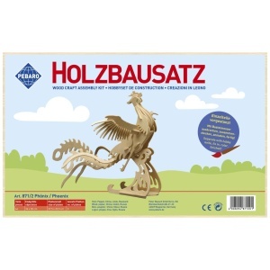 Set de constructie din lemn „Phoenix” debitat cu laser Pebaro - Img 2