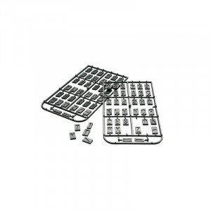 Set litere pentru aparatul de gravat GE20, Proxxon 27104 - Img 3