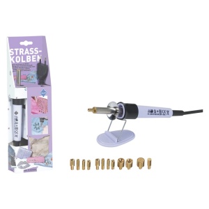 Set pentru aplicare strasuri, 12 varfuri, Pebaro