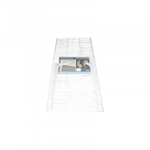 Set polita plasa metalica Dolle Gridboards 800x406x10 mm, alba, pentru rafturi modulare - Img 8