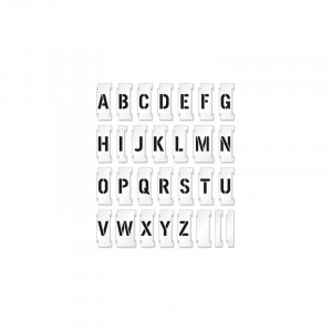Set sabloane vopsire litere si cifre 0-9 / A-Z, de 5 -30 cm inaltime caracter. - Img 5