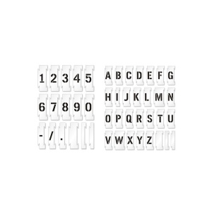 Set sabloane vopsire litere si cifre 0-9 / A-Z, de 5 -30 cm inaltime caracter. - Img 12