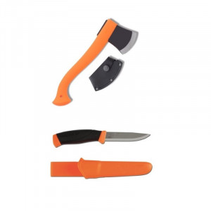 Set topor si Cutit companion portocaliu, Morakniv - Img 2