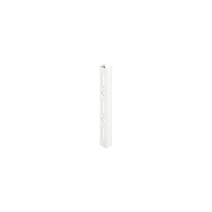 Sina simpla de perete Dolle Single Slot 145mm, alba, pentru rafturi modulare