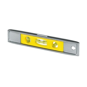 Stanley 0-42-465, nivela torpedo magnetica, din aluminiu, 23 cm, 3 fiole, blister - Img 4