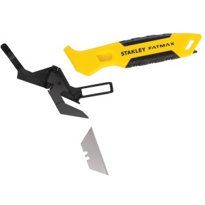 Stanley FMHT10373-0, Cutter prin tragere, pentru carton, maner cauciucat, lama trapezoidala - Img 5