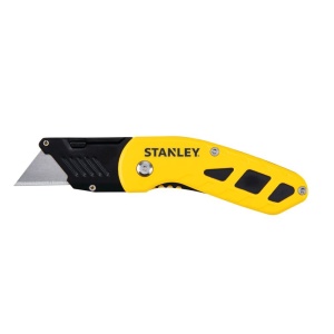 Stanley STHT10424-0, Cutter pliabil cu lama fixa, 140mm + o lama trapezoidala 62mm - Img 1