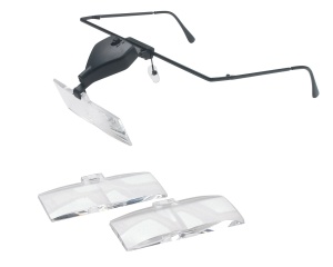 Suport lupa cu lentile de protectie pentru ochi, cu iluminare LED, Pebaro