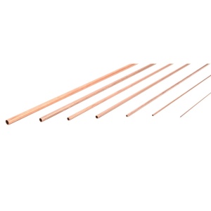 Teava rotunda din cupru pentru machete și proiecte DIY, 500 mm