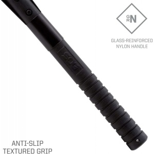 Tomahawk tactic SOG FastHawk Black, otel inoxidabil 420, muchie 51 mm - Img 14