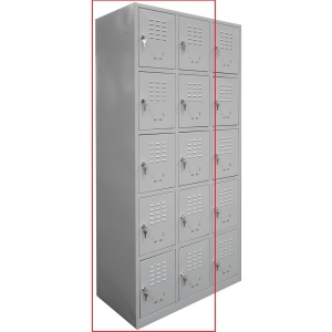 Vestiar cusetat 2x5 cusete- "MAXI", 600x500x1800 mm - Img 1