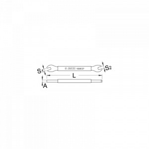 1636/2P Cheie pentru spite 5 si 5.5 mm pentru bicicleta, Unior - Img 3
