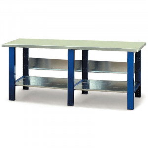 2000-20 Banc de lucru 2000 mm cu blat din fier zincat - Img 2