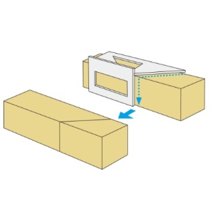 32722 Echer 3D de precizie pentru tamplarie 45/ 90 de grade, Shinwa - Img 2