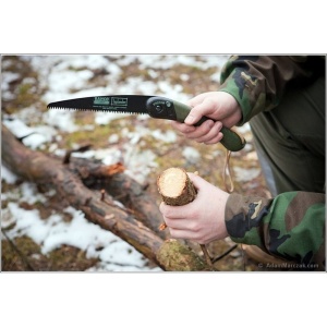 396-LAP Fierastrau bushcraft/ camping/ vanatoare verde, Bahco Laplander - Img 12