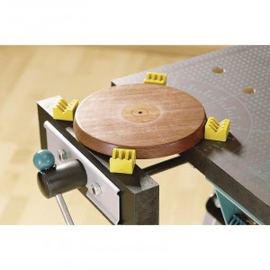 6172000 Set 4 falci fixare pentru mesele/bancuri de lucru Wolfcraft - Img 2