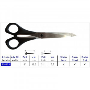 762015l Foarfeca birou 15 cm pentru stangaci, Finny, Kretzer - Img 3