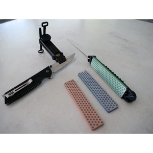 A-PROKIT Kit de ascutire Aligner Dia-Sharp Whetstone, cu pietre de ascutit diamantate in cutie robusta, DMT - Img 11