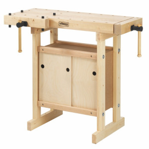 Banc de lucru pentru tamplarie JUNIOR/SENIOR + dulap 0022 SJOBERGS - Img 1