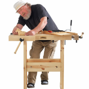 Banc de lucru pentru tamplarie JUNIOR/SENIOR + dulap 0022 SJOBERGS - Img 9